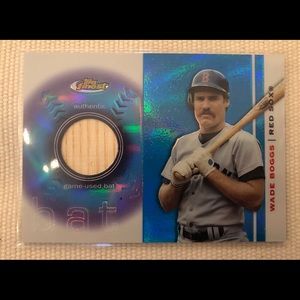 Wade Boggs Game Used Bat Card